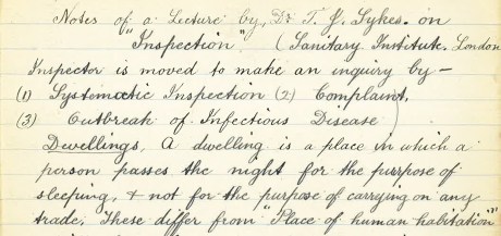 Notes from a lecture