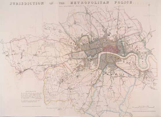 Jurisdiction of the metropolitan police-British Library